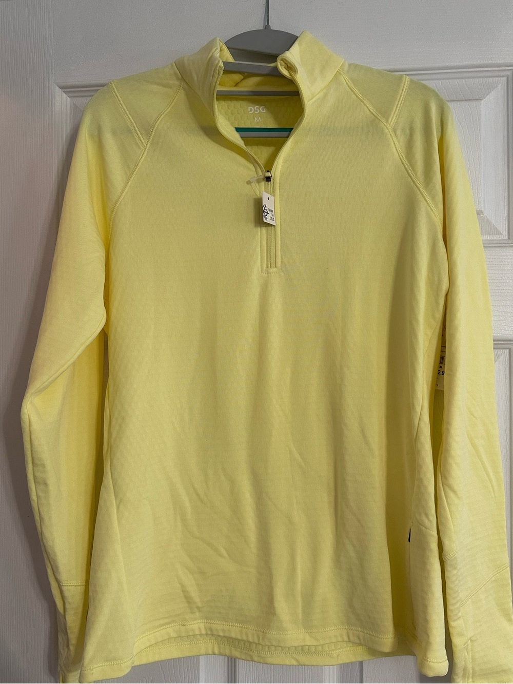 DSG Light Yellow Quarter-Zip Pullover